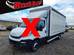 CASSONE CENTINA E TELONE COPRI E SCOPRI CON PORTE POSTERIORI PER IVECO DAILY 60 pieno