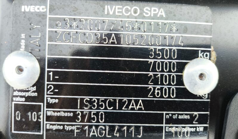 IVECO DAILY 35C14 FURGONATO IN LEGA  [RIF: 6425] pieno