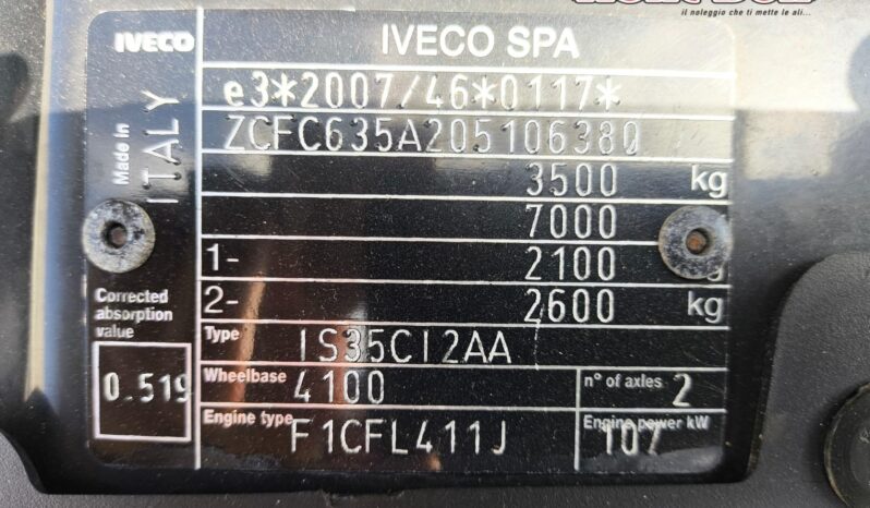 IVECO DAILY 35C15 - 3000 CC A TELAIO PASSO 4100 [RIF: 526] pieno